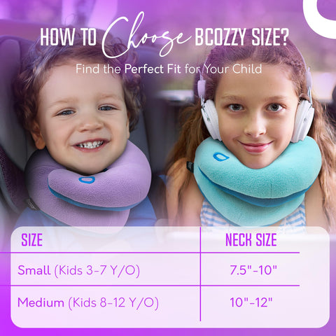 BCOZZY built-in snap strap keeps pillow accessible and clean.