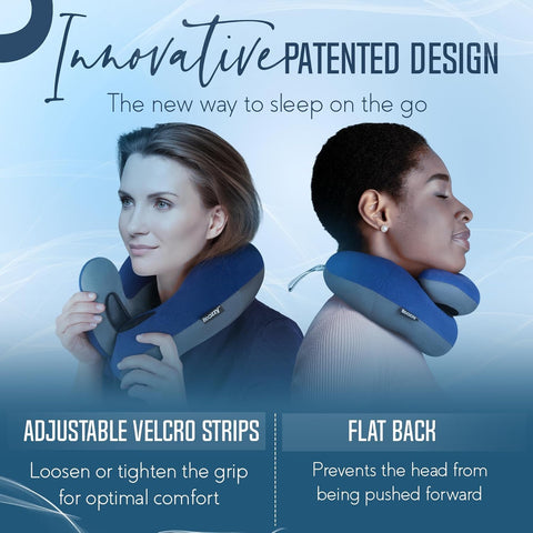 BCOZZY neck pillow double-support under the chin for enhanced comfort