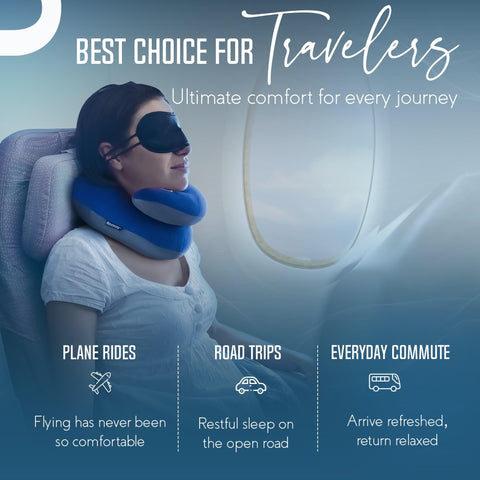 BCOZZY travel neck pillow size XL for larger necks