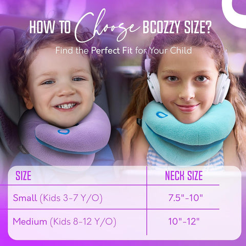 BCOZZY Velcro-fit detail for secure, personalized neck support