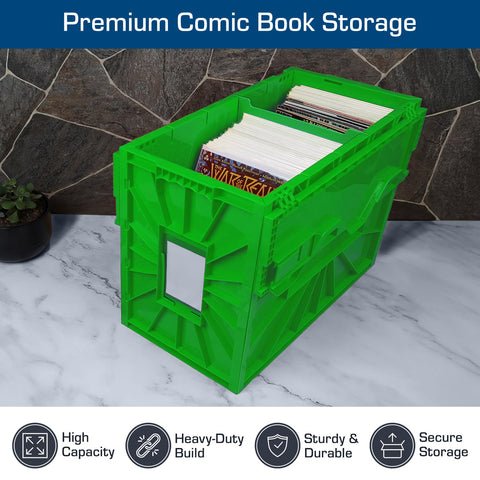 Identification slot on BCW bin for labeling contents clearly