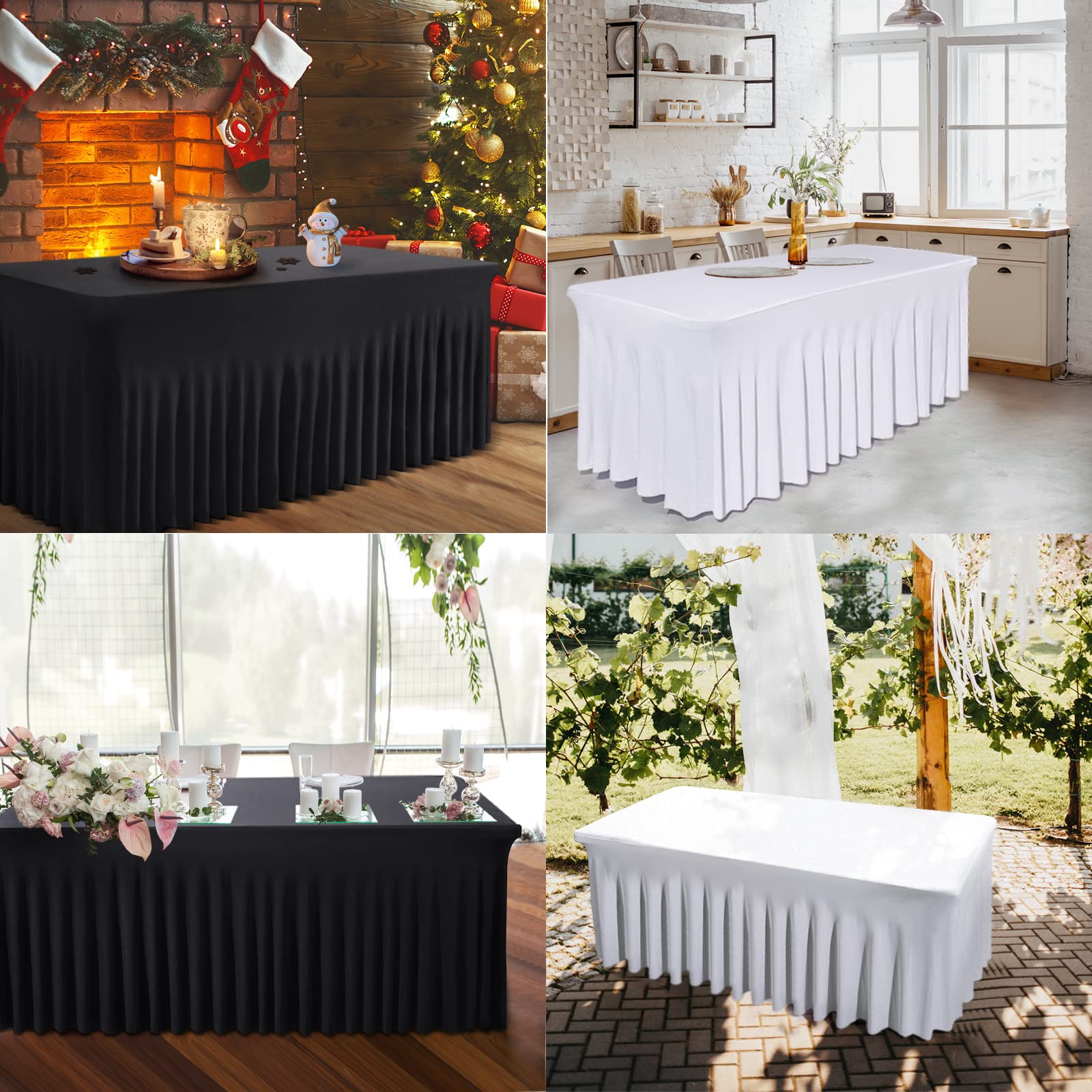 BDDC easy installation—lay flat for an instantly refined table.
