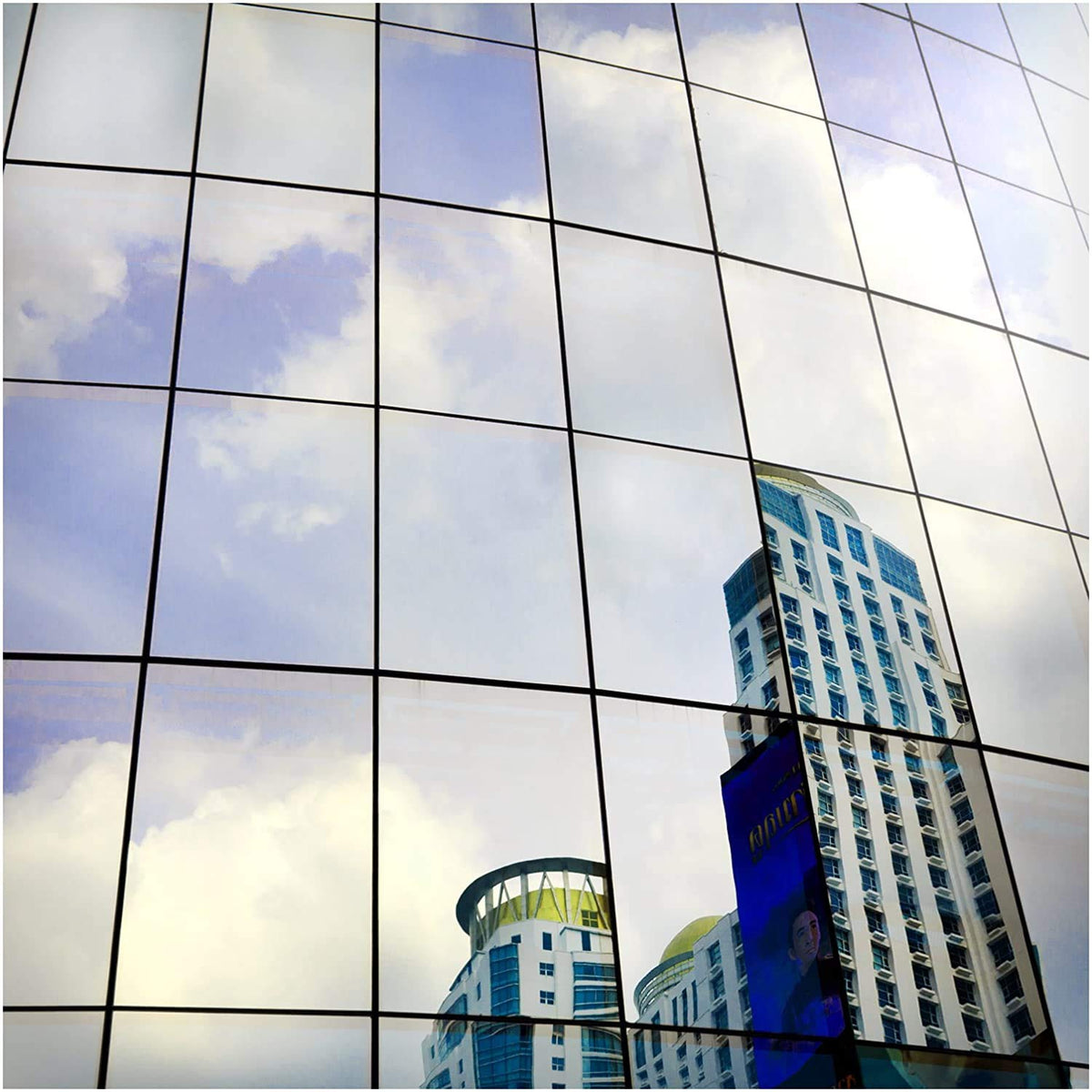 BDF S05 window film provides daytime privacy in a bright room