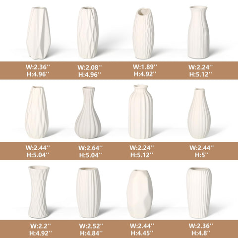 BEAHOT bud vases side-angle view highlighting compact, versatile decor options.