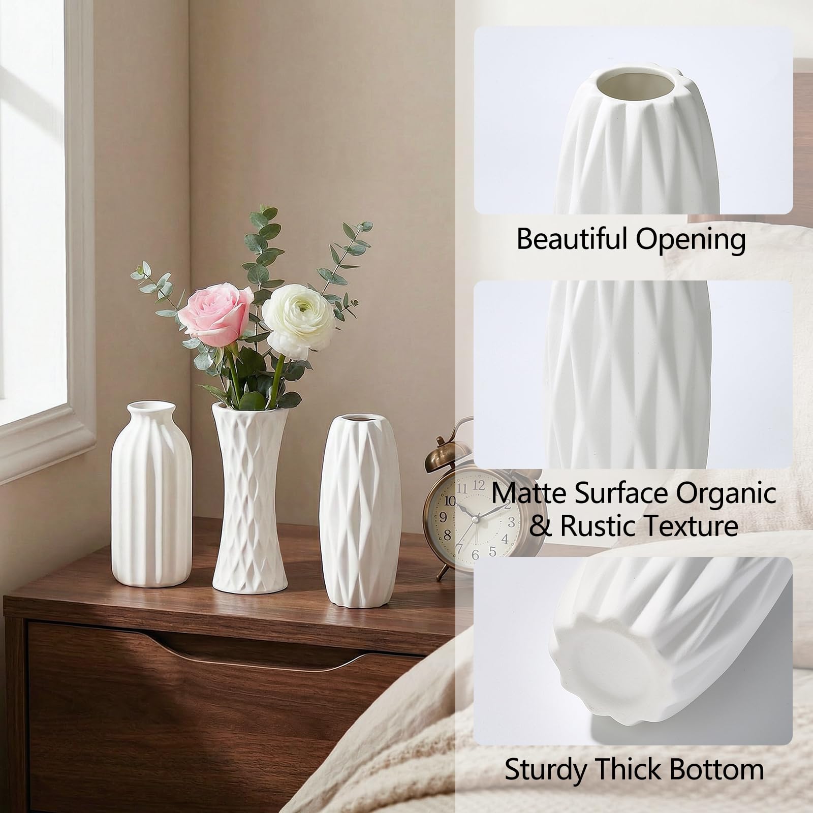 BEAHOT bud vases at a wedding table for elegant decor.