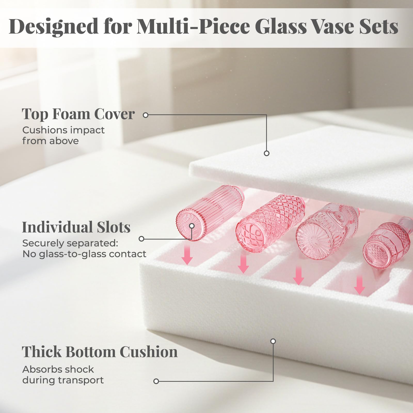 BEAHOT thick durable mini vases resist breakage in daily use