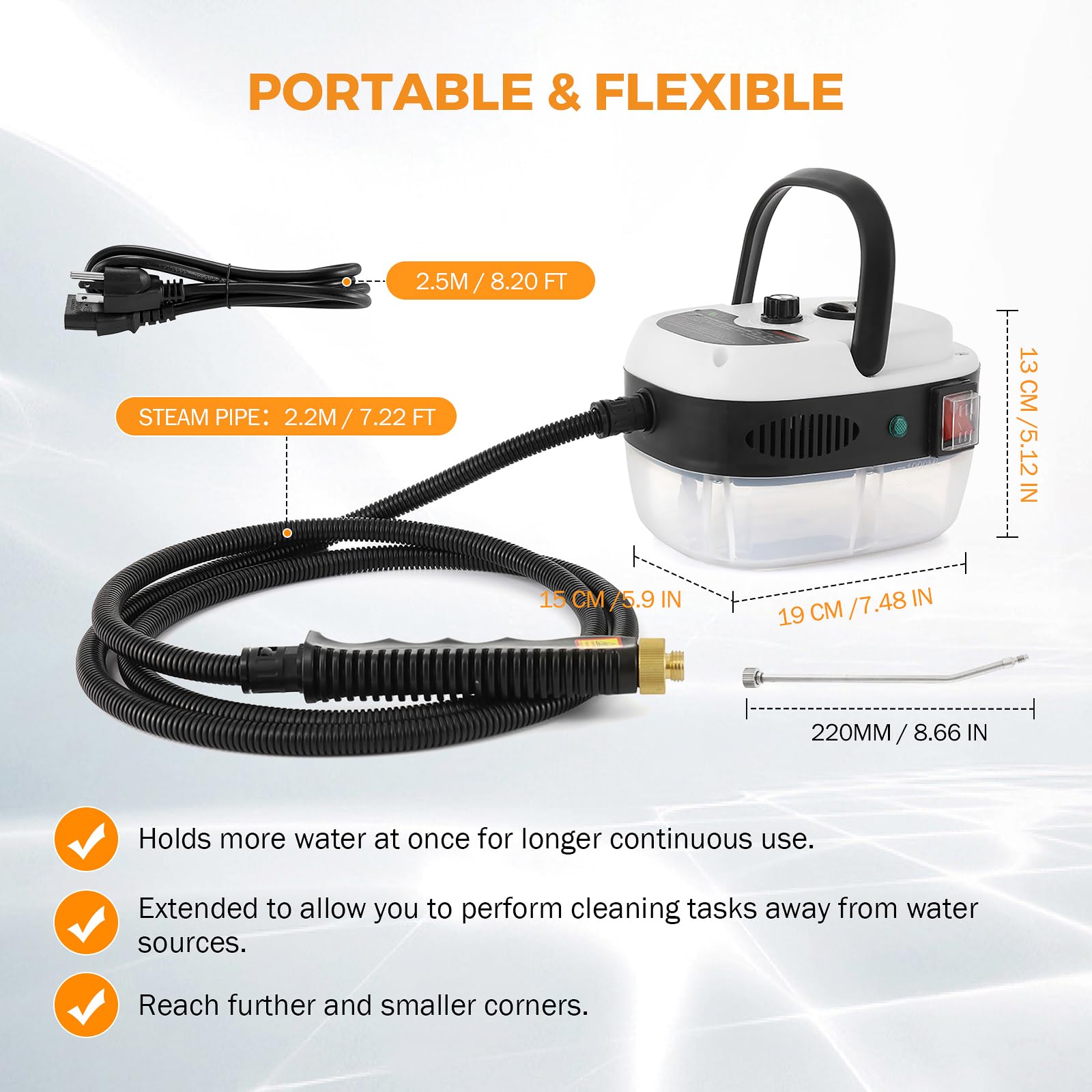 BEAMNOVA compact setup fits in trunks for car maintenance anywhere.