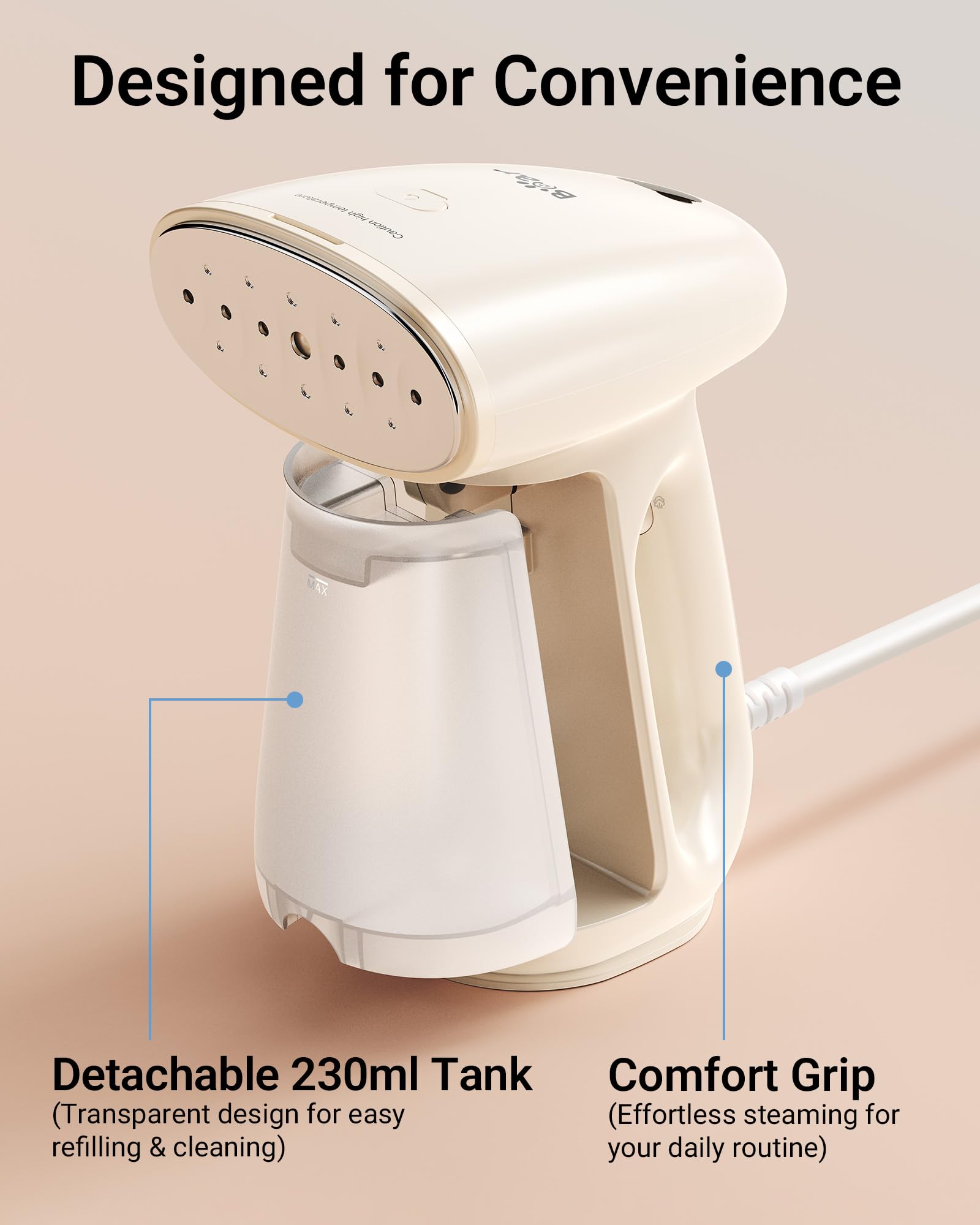 Automatic off feature adds safety during use.