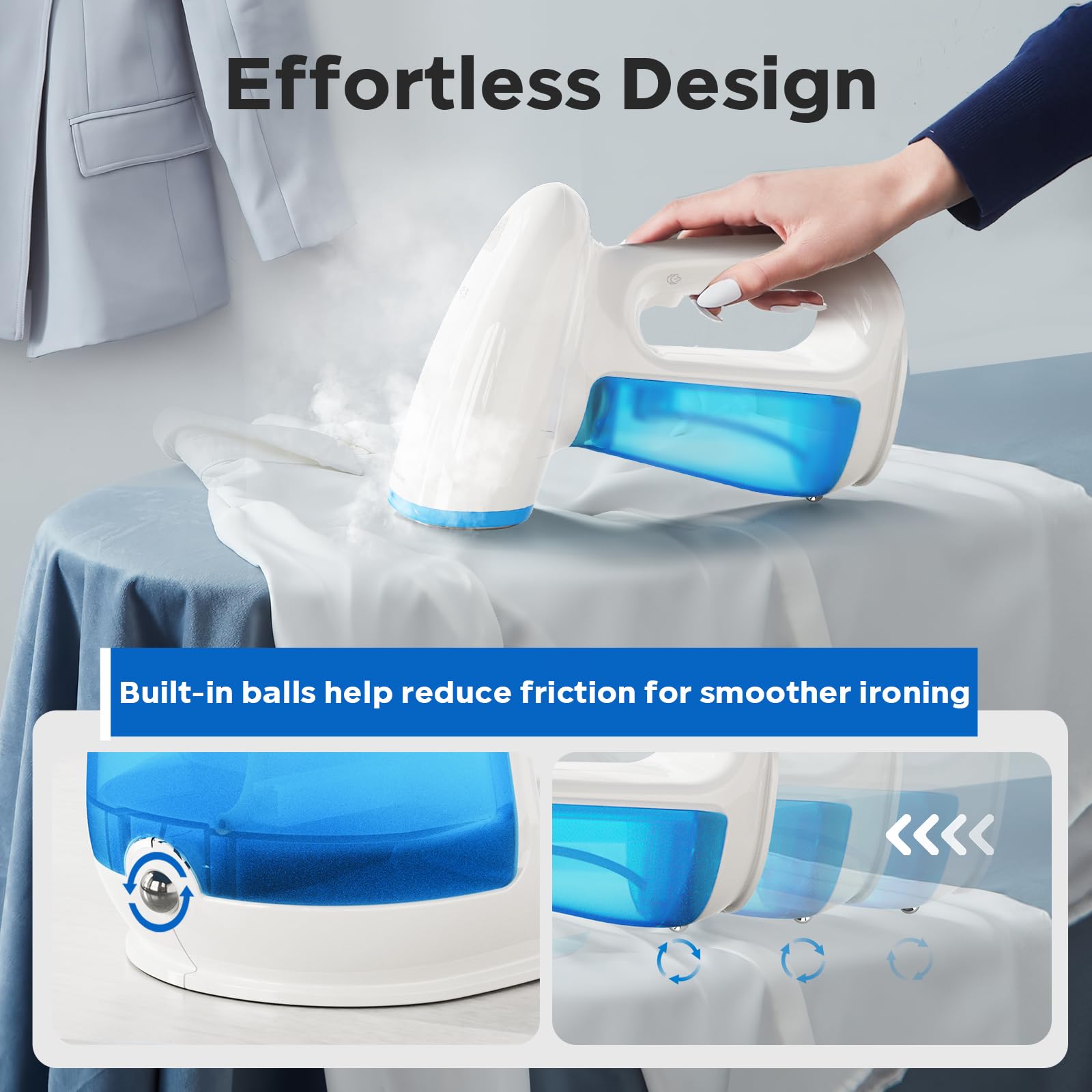 Bear steamer auto-off safety feature for worry-free use in busy homes