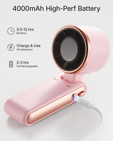 Bearwind 12-hour battery life keeps you cool all day