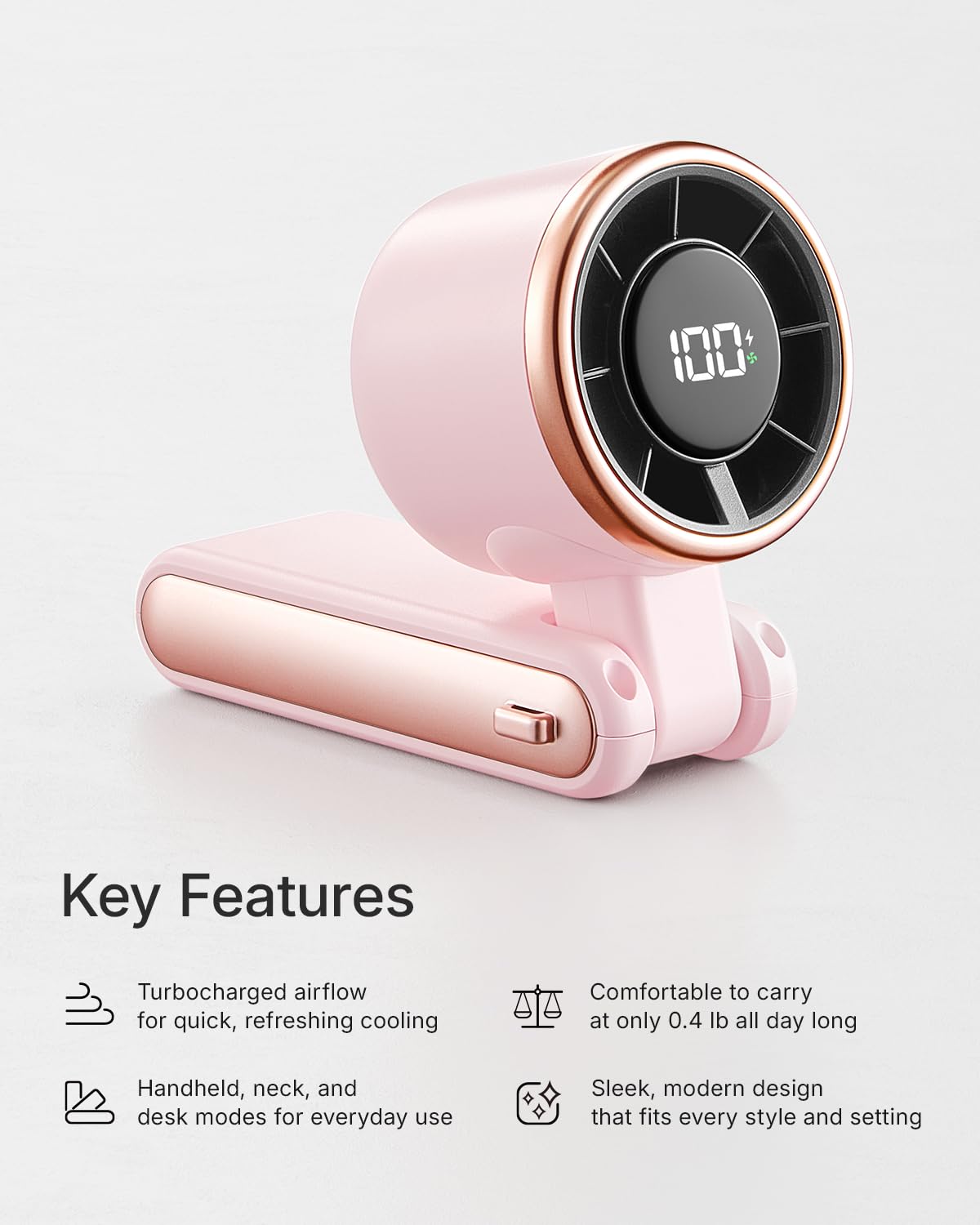 Bearwind 4th-gen high-speed airflow for powerful outdoor cooling