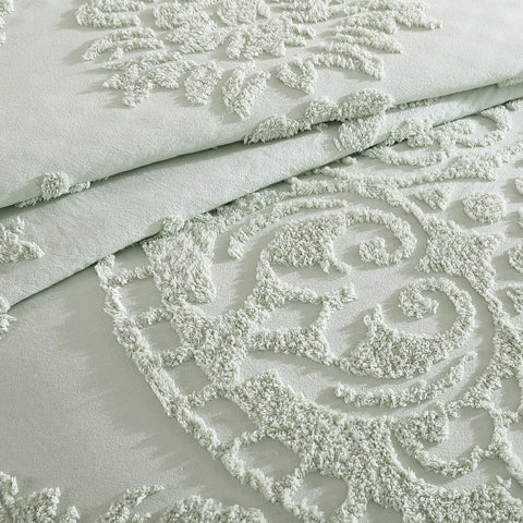 Beatrice Home Fashions back color-matched underside for seamless layering.