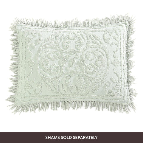 Beatrice Home Fashions king bedspread provides full coverage and style.