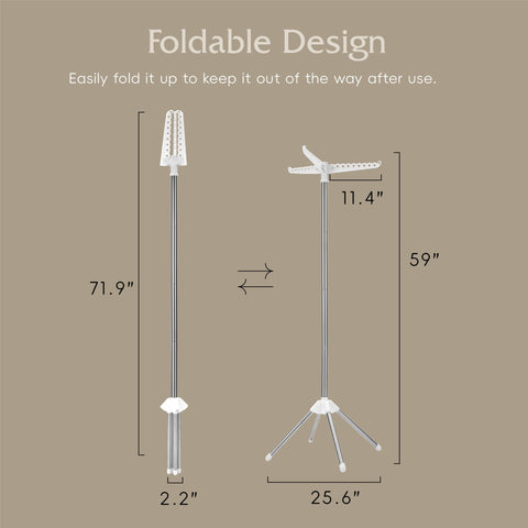 Beaudaily portable rack easy to assemble for camping and travel.