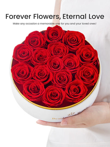 Beaulasting Roses close-up reveals bright lifelike petals preserved for long-lasting charm