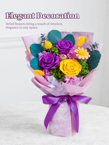Beaulasting Roses delivery-ready bouquet enhances home or office décor.