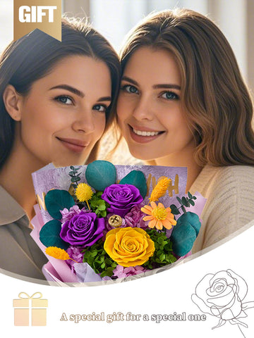 Beaulasting Roses forever flowers gift box ready to present.