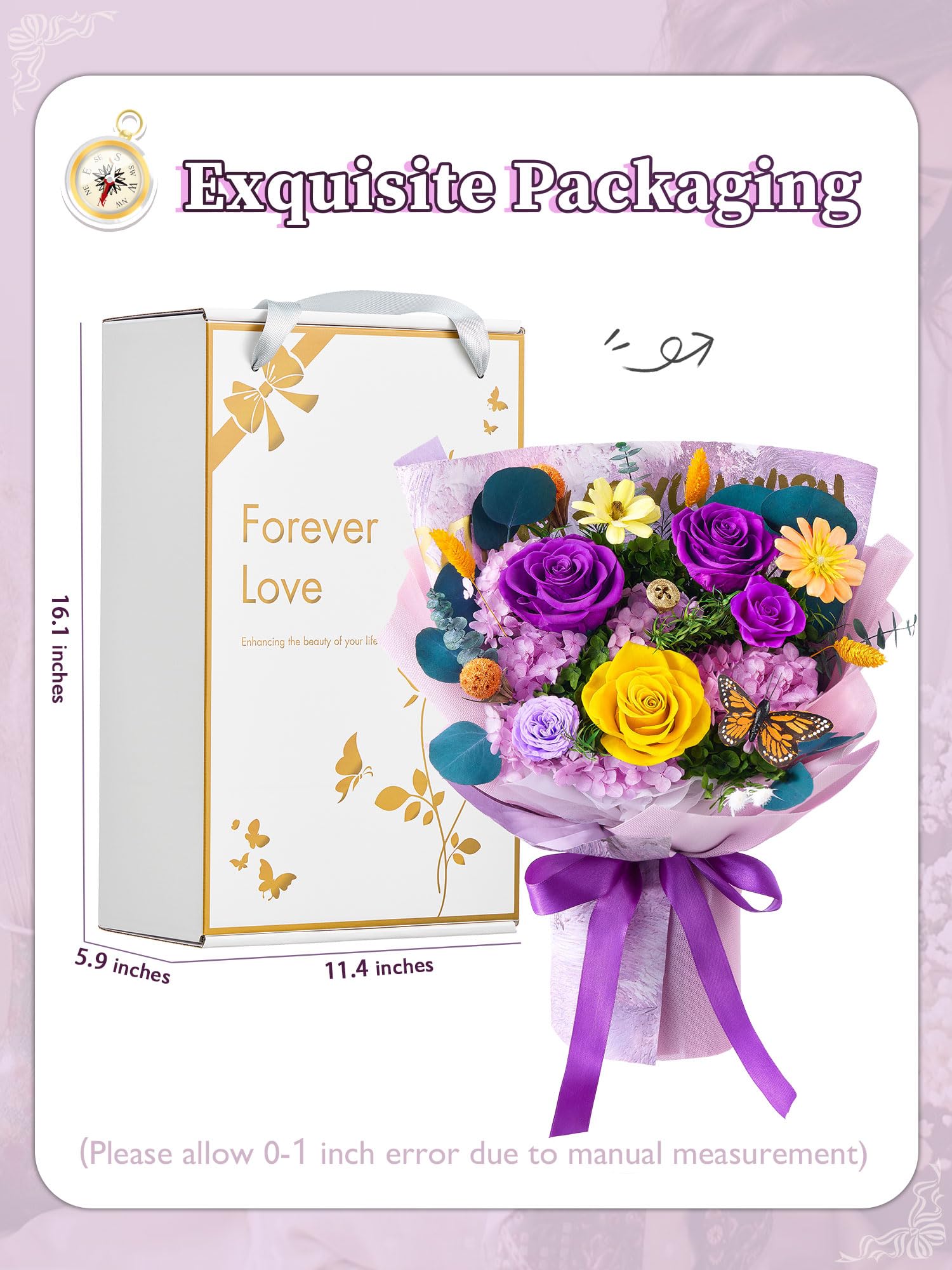 Beaulasting Roses luxurious packaging elevates gifting experience and presentation.