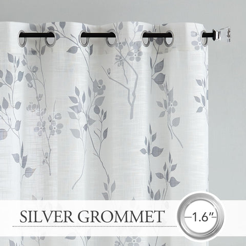 Beauoop bedroom drapes, soft linen-look fabric for cozy, private sleep space.