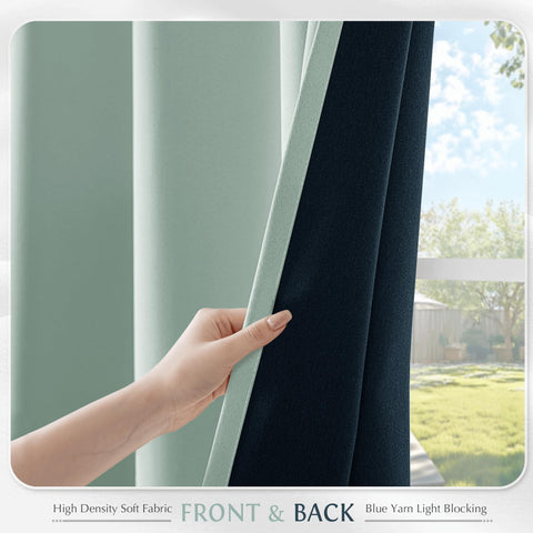 Beauoop easy care machine washable curtain 52x84