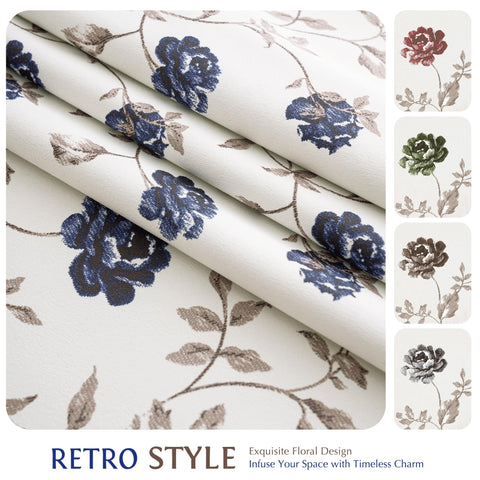 Beauoop machine-washable polyester curtain close-up.