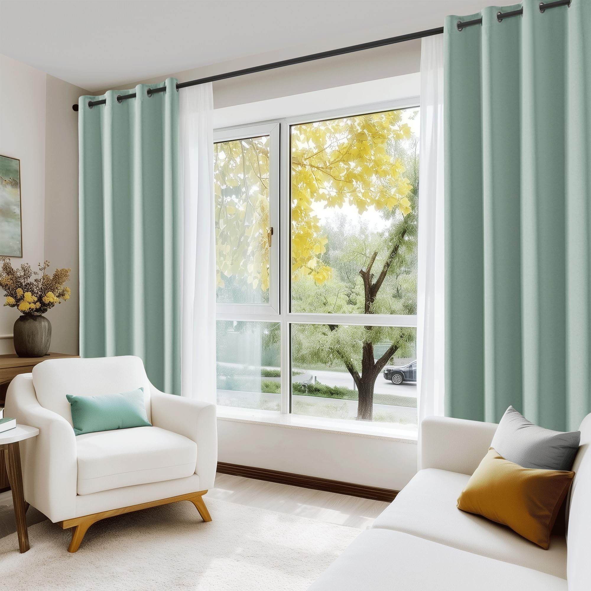 Beauoop silky soft blackout fabric panel feel premium
