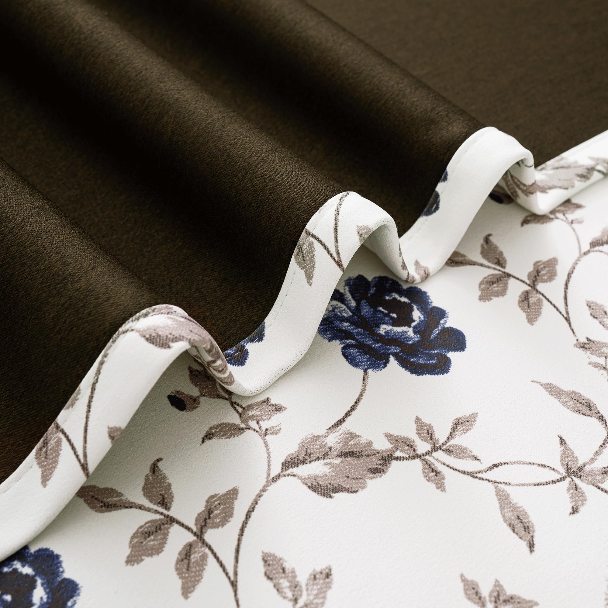 Beauoop thermal-backed curtain blocking light and drafts.