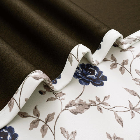 Beauoop thermal-backed curtain blocking light and drafts.