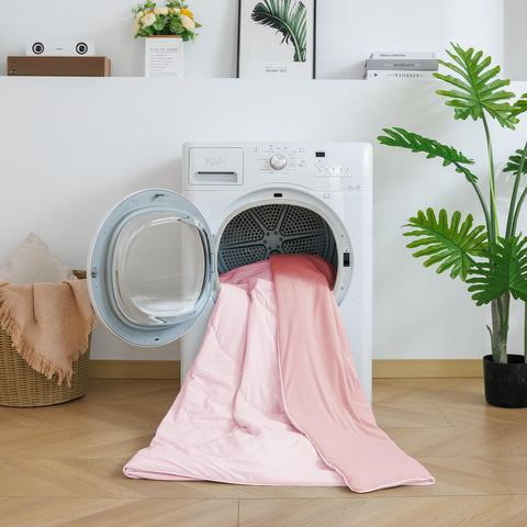 BEAUTEX machine-washable care close-up shows anti-pilling and anti-snag fabric.