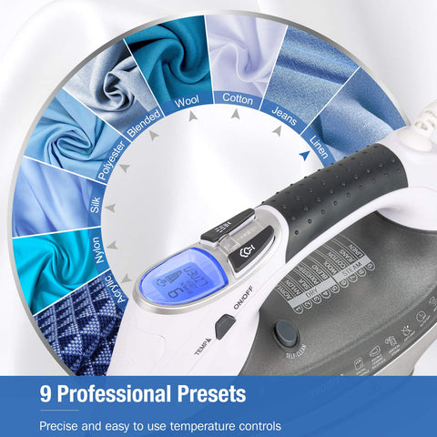 BEAUTURAL double ceramic soleplate for even heat and smooth glide