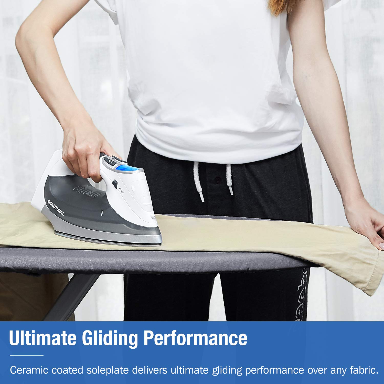 BEAUTURAL fabric presets provide ideal temperatures for multiple fabrics