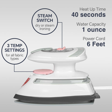 BEAUTURAL compact travel design enables quick touchups on vacation outfits
