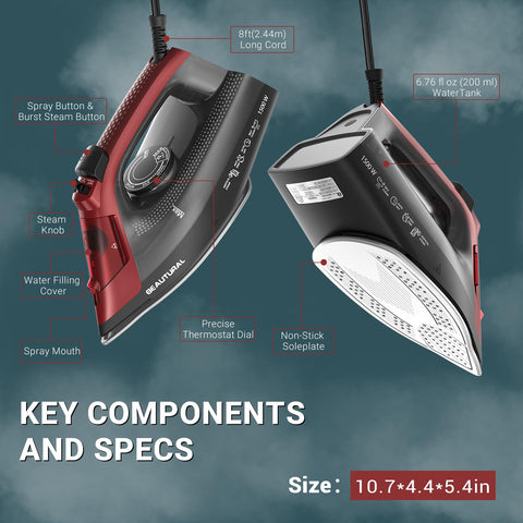 BEAUTURAL compact design suitable for home use and quick touch-ups.