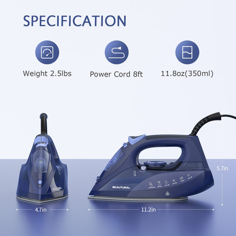 BEAUTURAL QC-tested iron ships ready to use with reliable performance