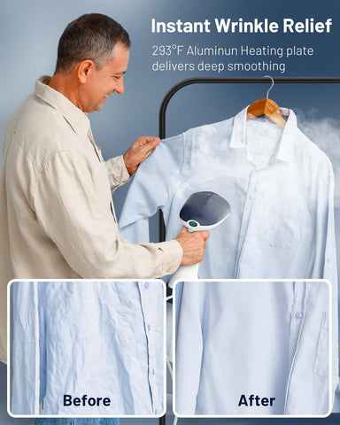 BEAUTURAL 260 ml detachable water tank for easy refills.