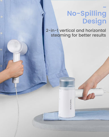 BEAUTURAL steamer features leak-proof pump for clean operation