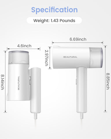 BEAUTURAL steamer white finish displayed on a desk for simple setup
