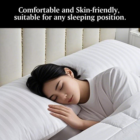 Beautyrest luxury goose feathers soft pillow queen 2-pack, packaging view ready for fluff and hotel-like comfort.