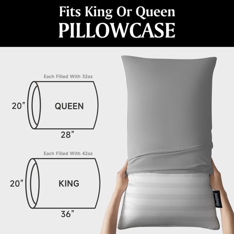 Beautyrest luxury goose feathers soft pillow queen 2-pack, stitching detail, durable construction prevents fill leakage.