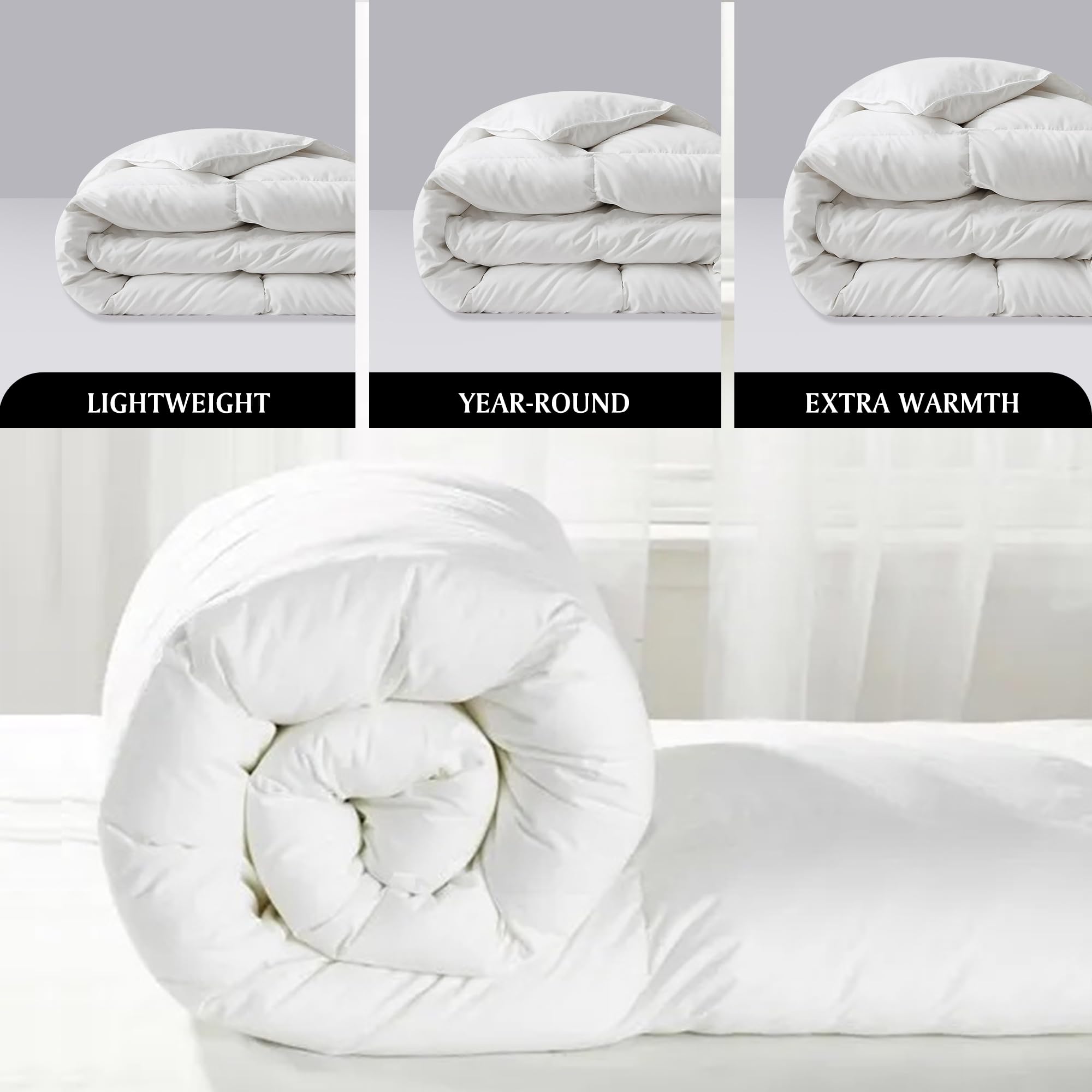 Beautyrest OEKO-TEX certified hypoallergenic comforter for cleaner sleep.