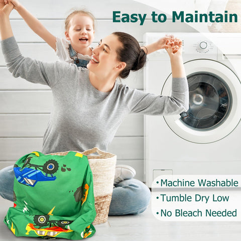 Beavtaens kid-safe support cushions offer gentle lounging and play support.
