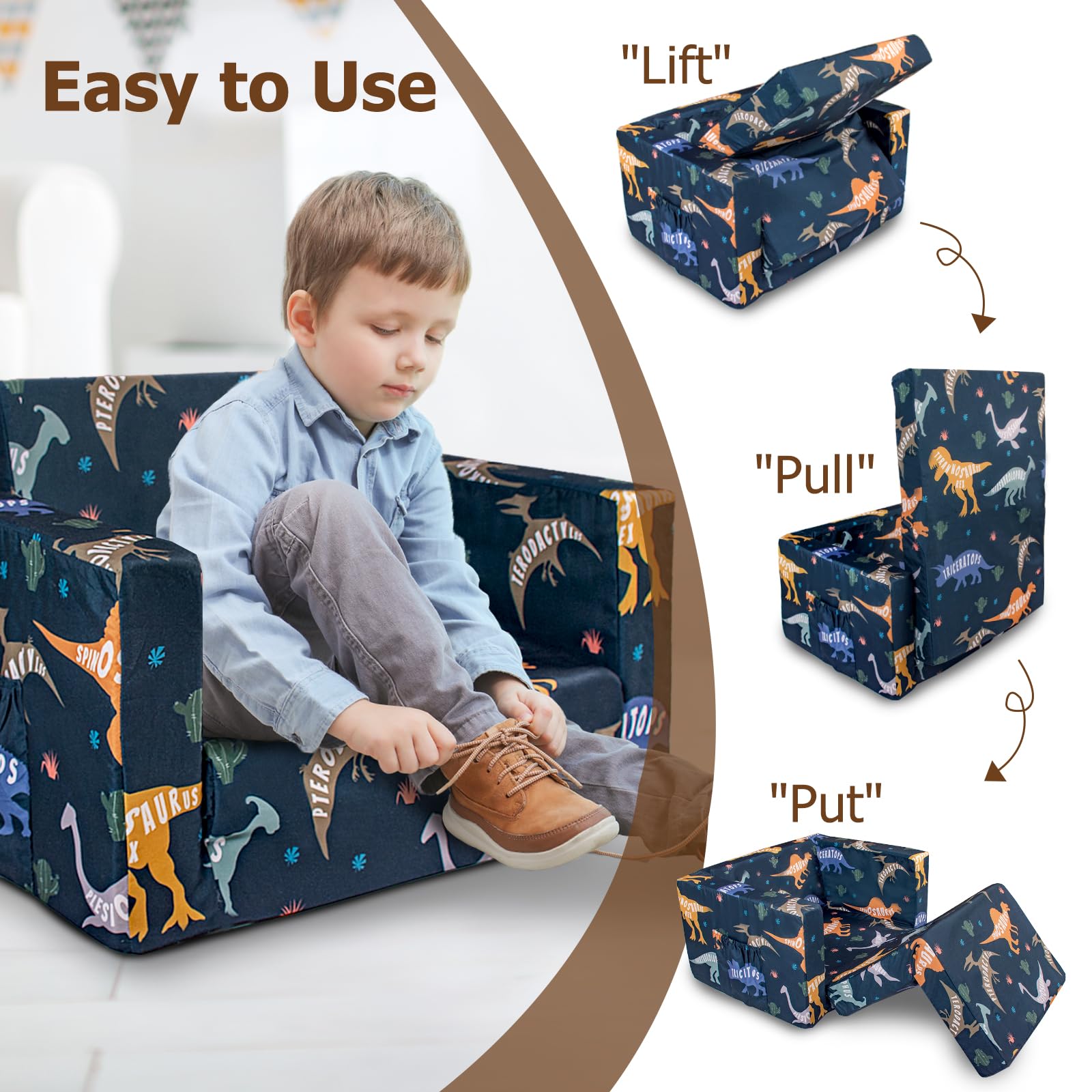 Beavtaens removable cover is machine washable for quick cleanup.