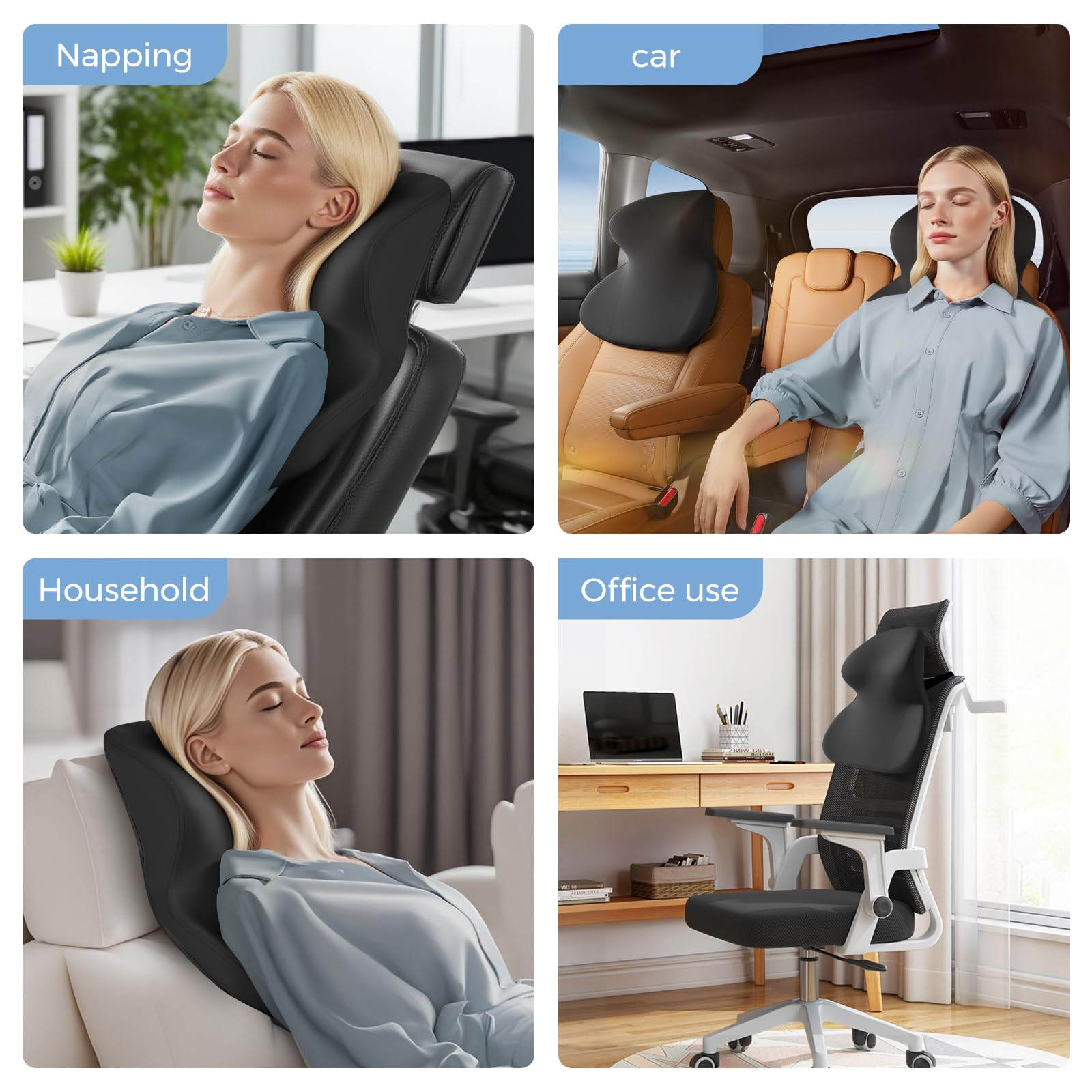 BEBAS posture-friendly design supports neck and shoulders during daily commutes.
