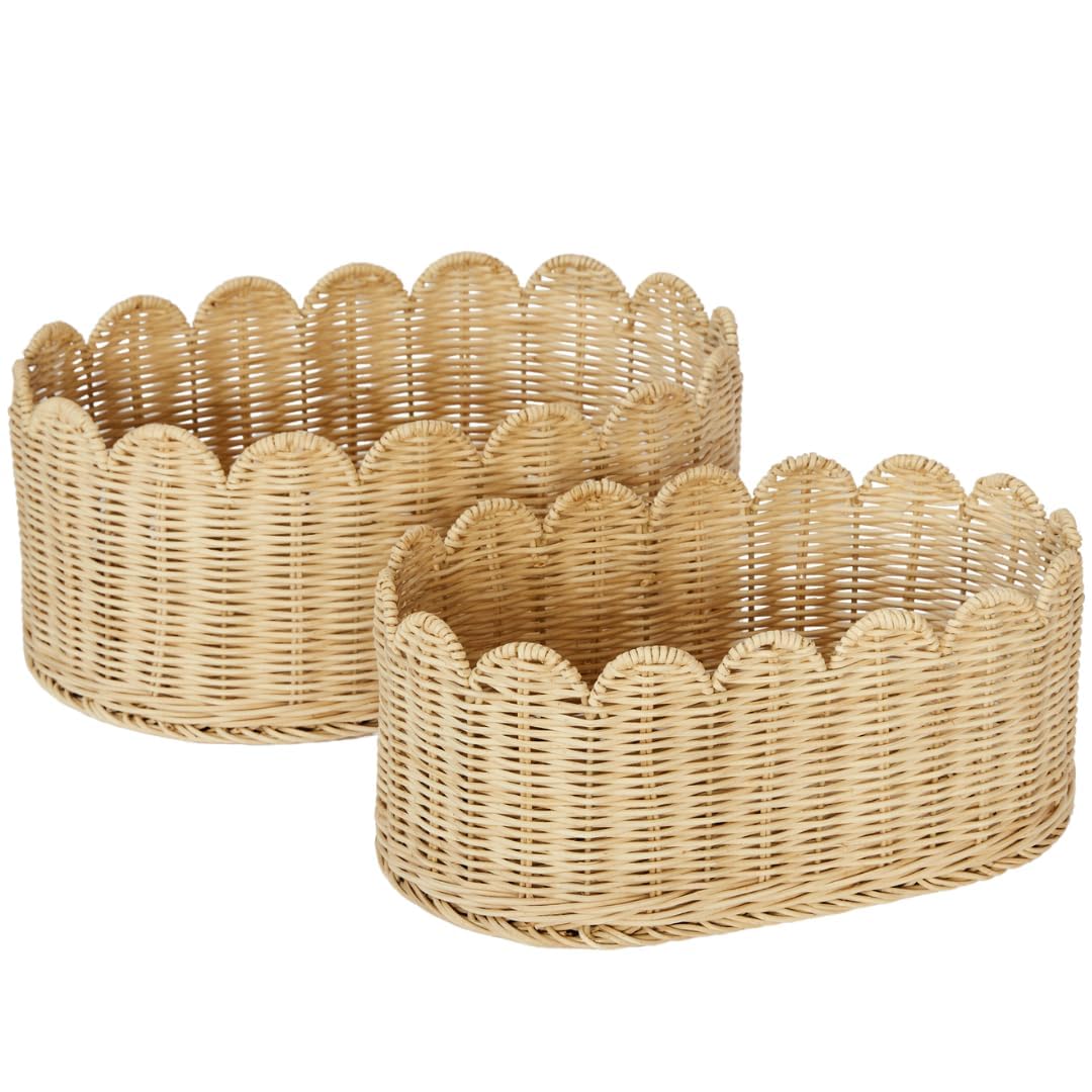 BEBE BASK Belle Natural nesting baskets for organized nursery spaces