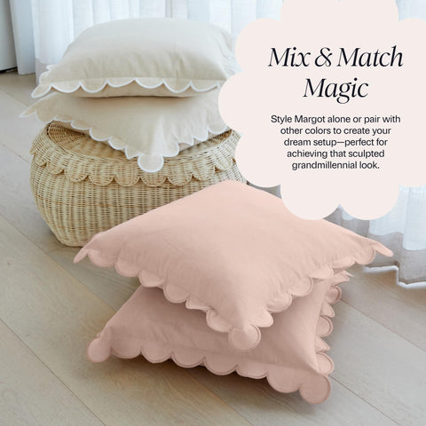 BEBE BASK Margot pillow cover option for kids room decor.