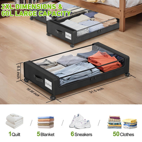 Beborxue sturdy metal frame supports heavy loads for durable storage