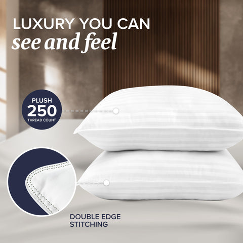 Beckham euro pillow blends comfort and style for sofas and beds.