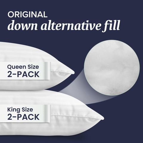 Beckham Hotel Collection king pillow cooling breathable cover promotes cooler sleep