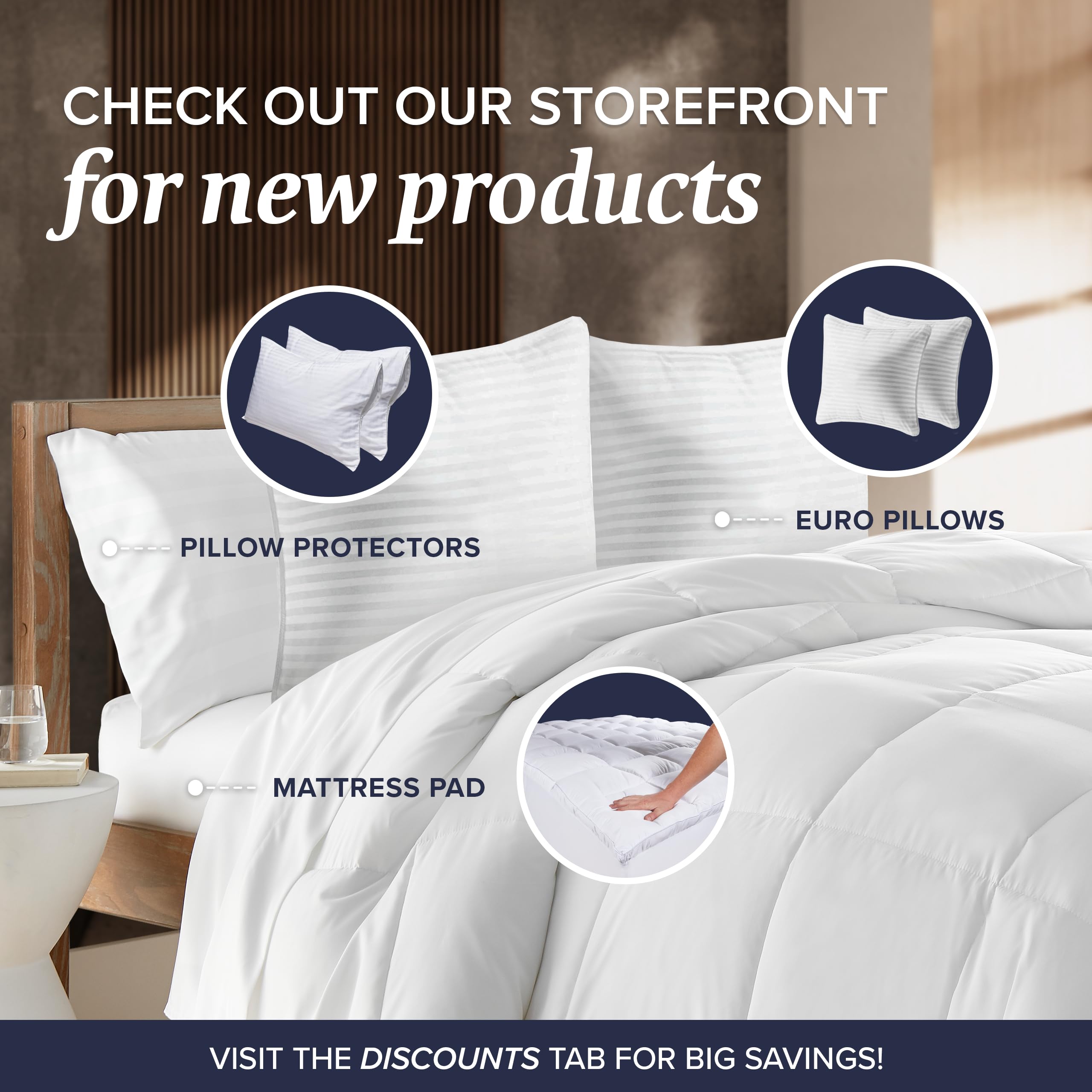 Beckham Hotel Collection cozy bedroom scene showcasing relaxing night