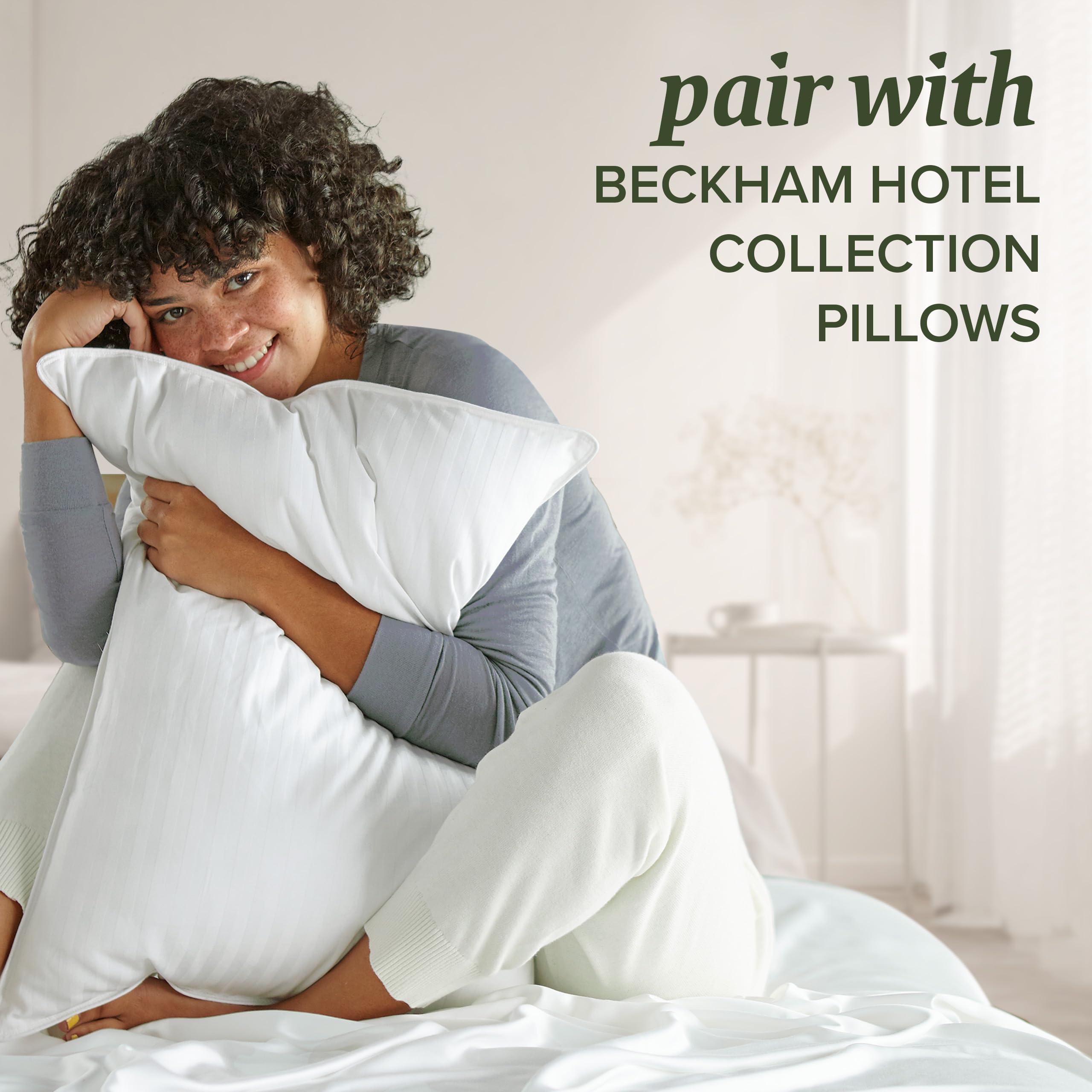 Beckham queen-size protectors fit snugly for tidy bedding.
